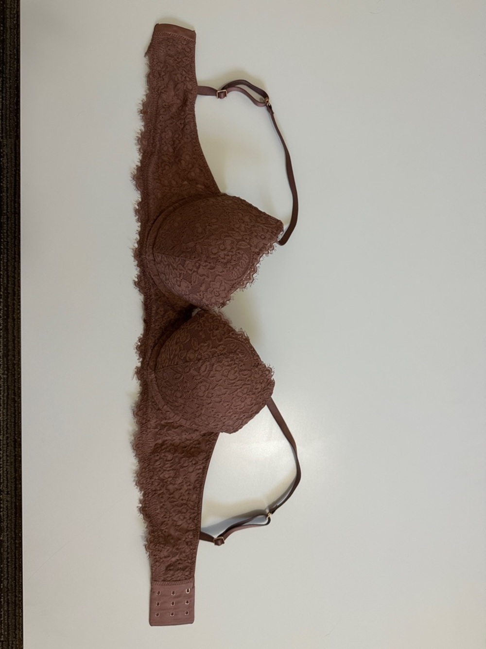 aerie Chocolate Lace Underwire Bra